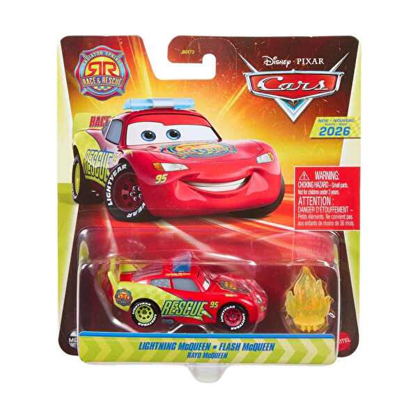Disney Pixar Arabalar Yarış ve Kurtarma Operasyonu Lightning Mcqueen JMX73