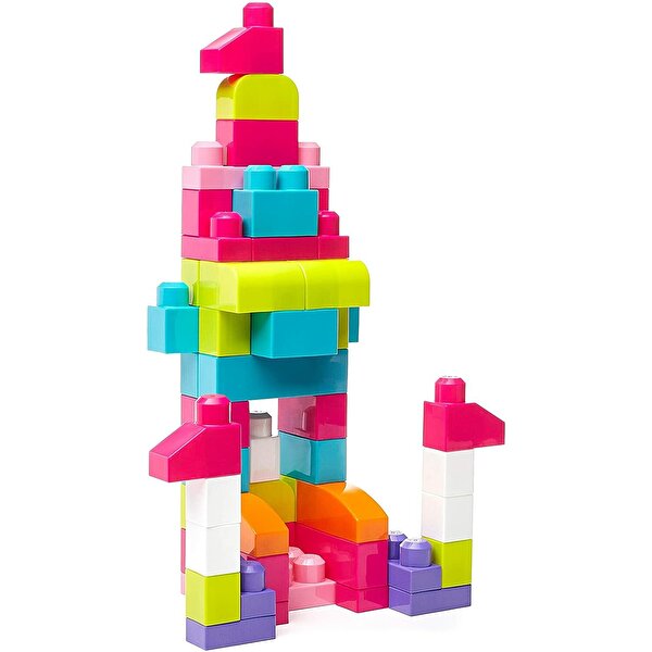 Mega Bloks 60'lı Blok Torbalar Pembe DCH54