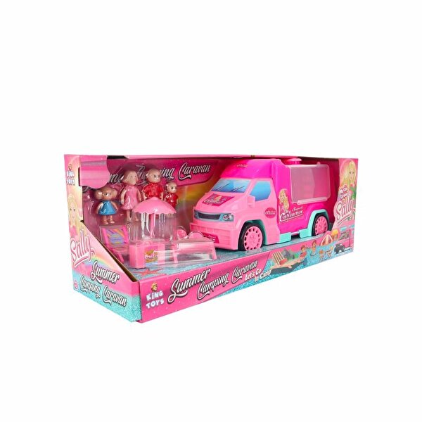 Sally'nin Sevimli Karavanı Figürlü Oyun Seti Toz Pembe