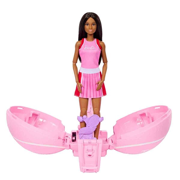 Barbie Team Barbie Roll & Reveal Tenisçi Bebek ve Aksesuarları JMY56