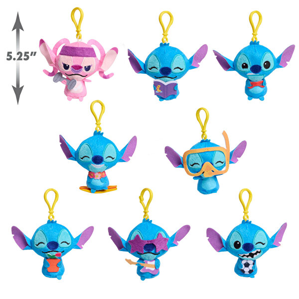 Disney Stitch Sürpriz Paket Klipsli Peluş Anahtarlık 11367