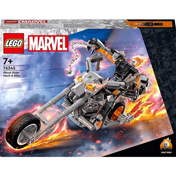 LEGO Marvel Ghost Rider Robotu ve Motosikleti 76245