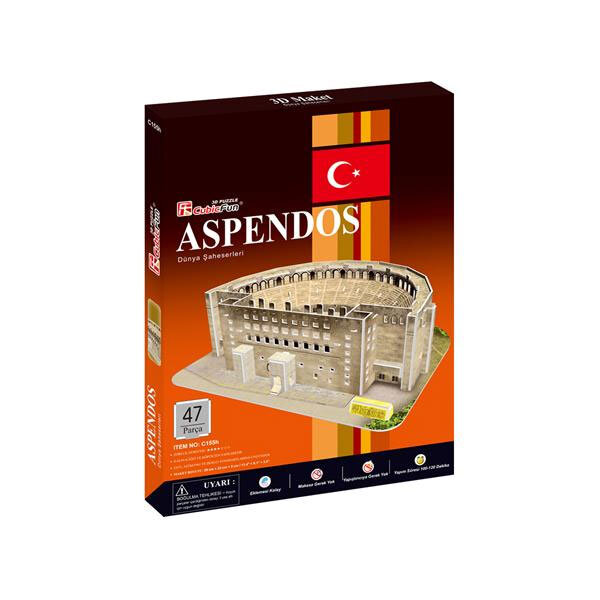 Cubic Fun 3D Puzzle 47 Parça Aspendos Antalya