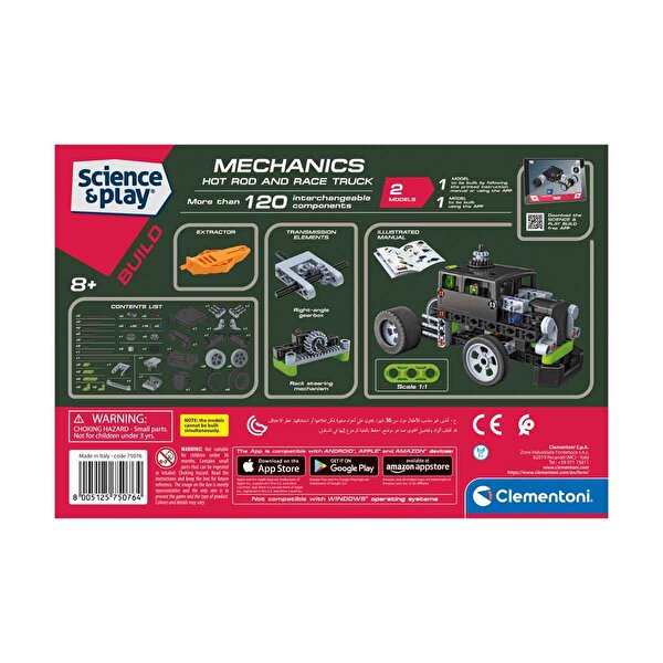 Clementoni Bilim ve Oyun: Hot Rod and Race Truck