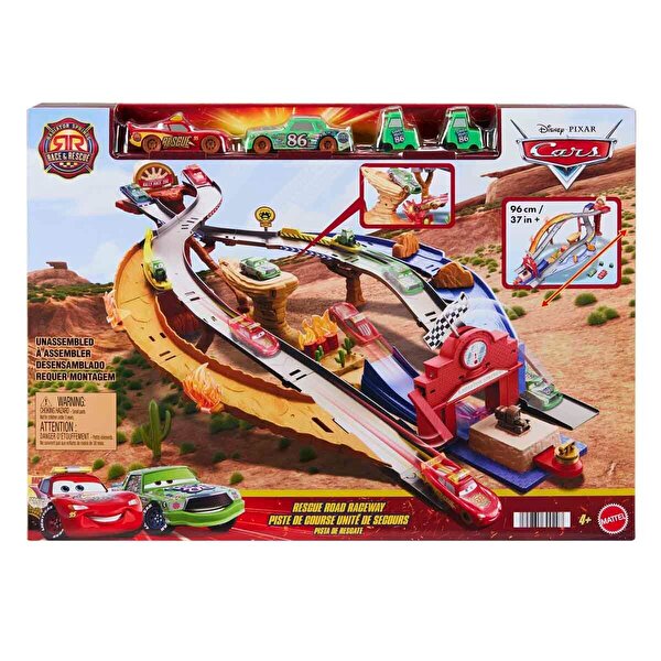 Disney Pixar Cars Radiator Springs Yarış ve Kurtarma Pisti Oyun Seti JFL57