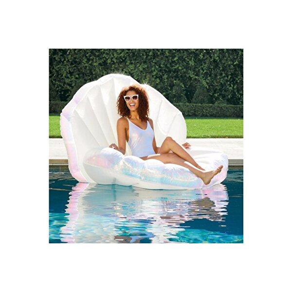 Dev Beyaz İncili Havuz Yatak