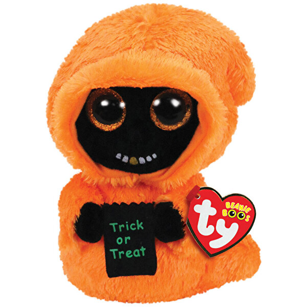 TY Beanie Boos Altın Dişli Turuncu Ghoul Cadılar Bayramı Peluş 15 cm