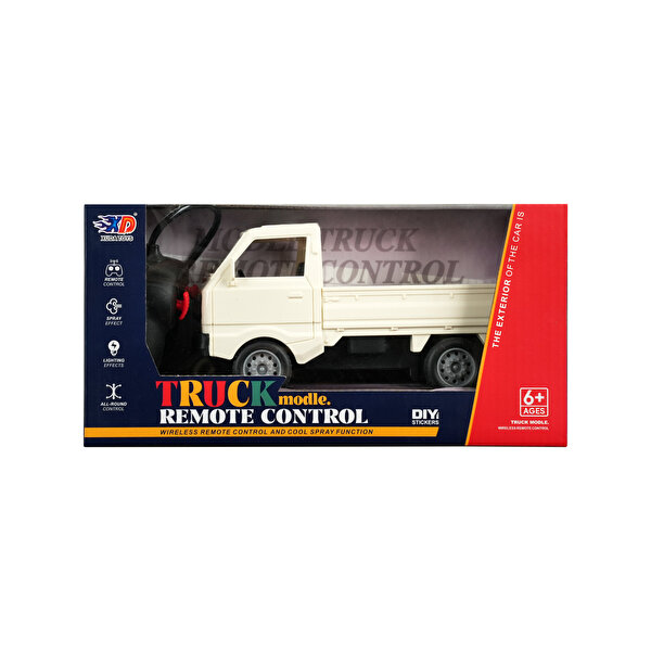 Şarjlı Kumandalı Duman Atan Kamyonet Beyaz