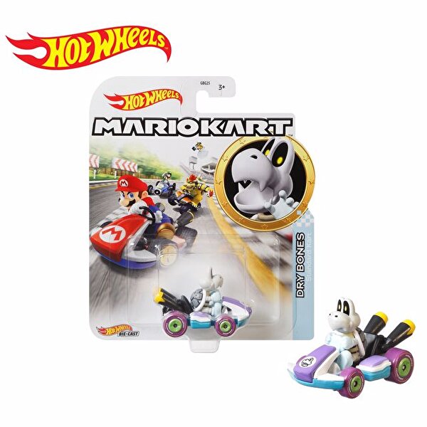 Hot Wheels Mario Kart Karakter Araçlar Dry Bones GJH59