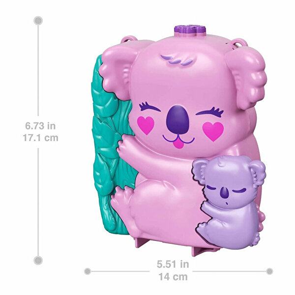 Polly Pocket Çanta Olabilen Micro Oyun Setleri Koala Maceraları GXC95
