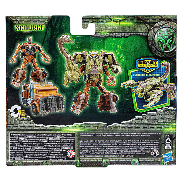 Transformers Rise Of The Beats Scourge ve Predacon Scorponok F4620