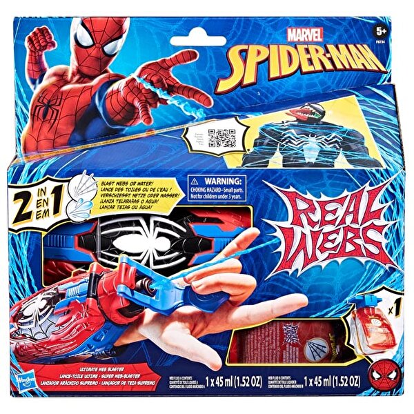 Spider Man Ağ ve Su Fırlatıcı F8734