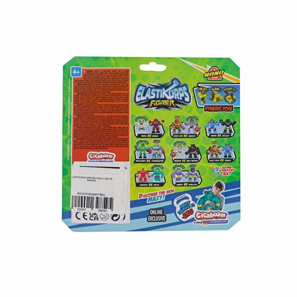 Elastikorps Mini İkili Gold Lion ve Ramses