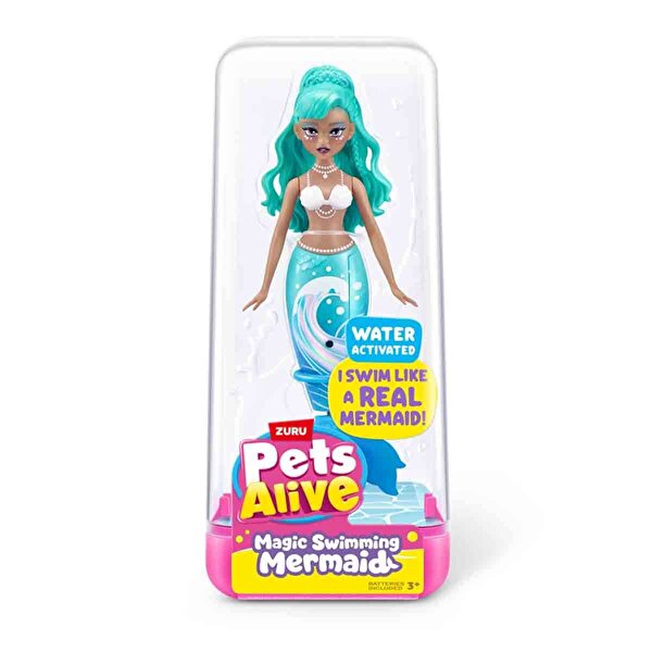 Hareketli Pets Alive Yüzen Denizkızı 9567UQ1 Yeşil Saçlı