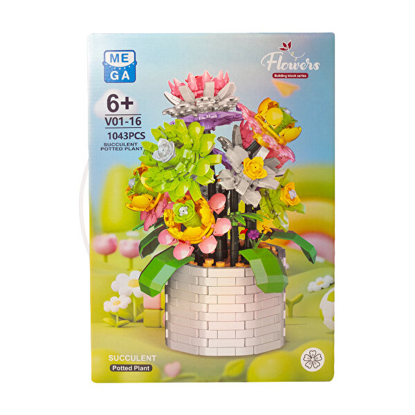 Mega Blok Çiçek Sukulent 1043 Parça