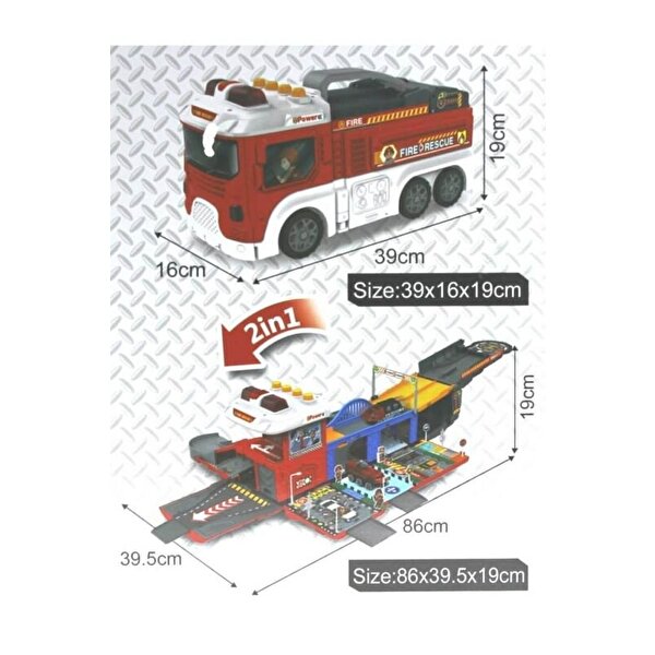 Dönüşen İtfaiye İstasyonu Kırmızı