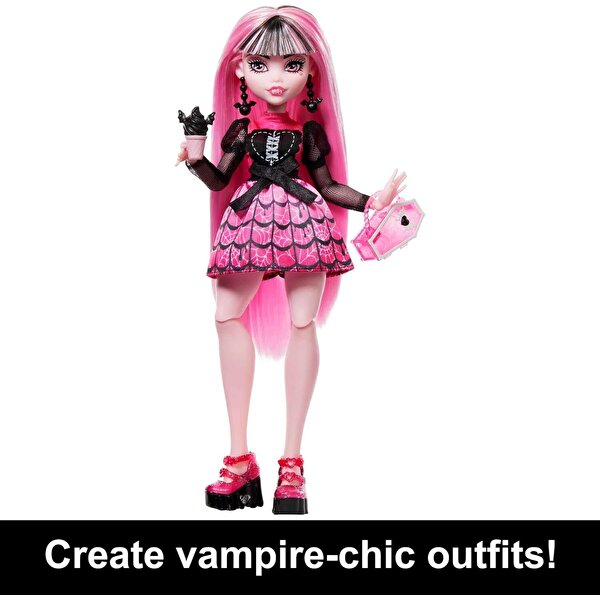 Monster High Gizemli Arkadaşlar 2.Seri Draculaura HNF73