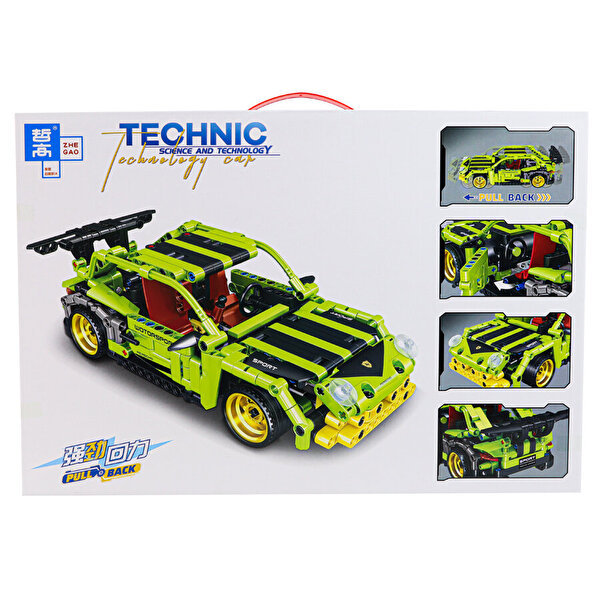Teknik Yarış Arabası 483 Parça