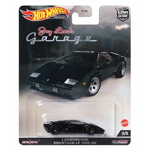 Hot Wheels Car Culture Arabalar Jay Leno's Lamborghini Countach LP 5000 QV Siyah HCK10