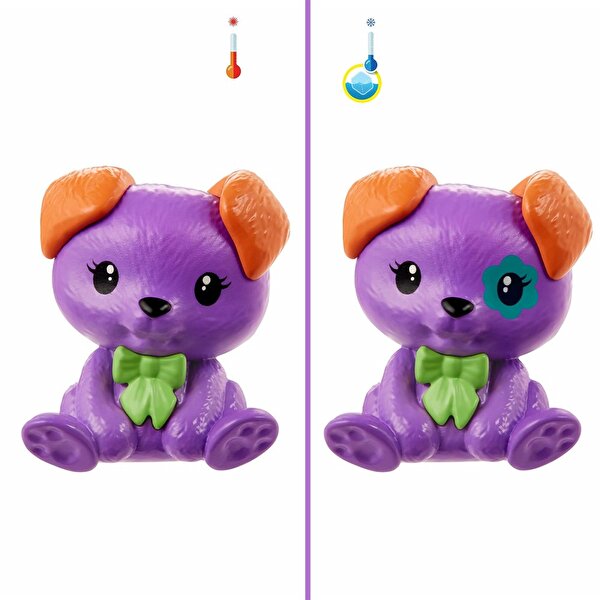 Barbie Color Reveal Renk Değiştiren Sürpriz Hayvan Figürü Seti Turkuaz