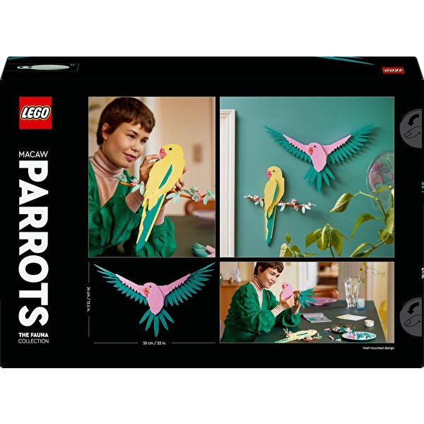 LEGO Art Fauna Koleksiyonu Macaw Papağanları 31211