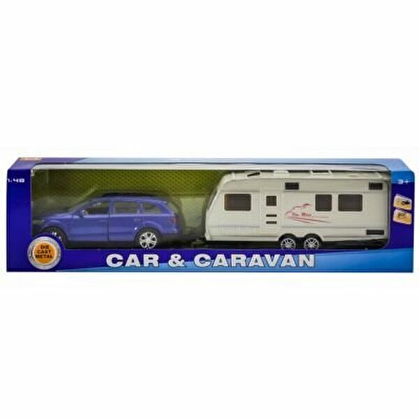 1:48 DİE CAST Karavanlı Araç MK1021