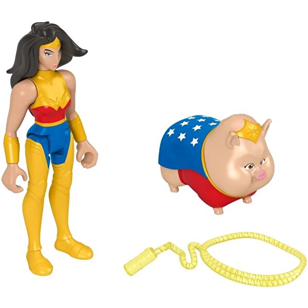 Fisher Price DC League Of Super Pets Wonder Woman ve Pig HGL04