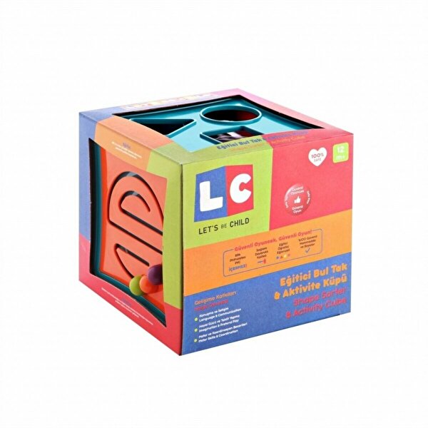 Let's Be Child Eğitici Bul-Tak Küp