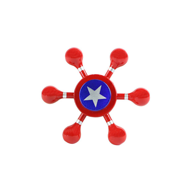 Stres Çarkı Altı Kollu Kaptan Amerika Desenli