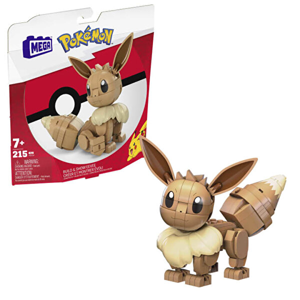 Mega Pokemon Yap ve Oyna Figürler Eevee HDL84