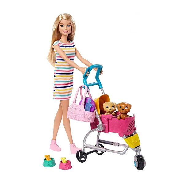Barbie ve Köpekleri Geziyor Oyun Seti GHV92