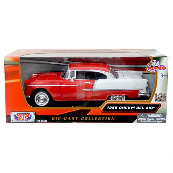 Motormax 1:24 1955 Chevy Bel Air Kırmızı