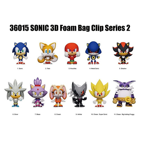Monogram Sonic The Hedgehog Klipsli Figür Seri 2