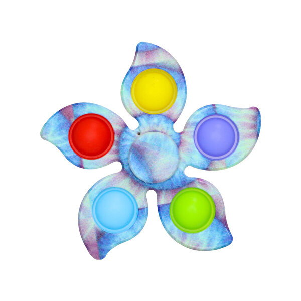 5 Parmak Yaprak Pop It Stres Çarkı