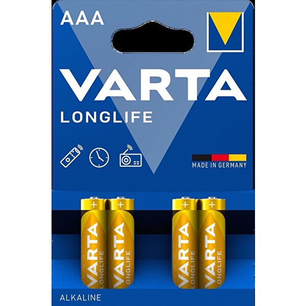 Varta Longlife Extra Ekonomik İnce Pil 1.5 Volt