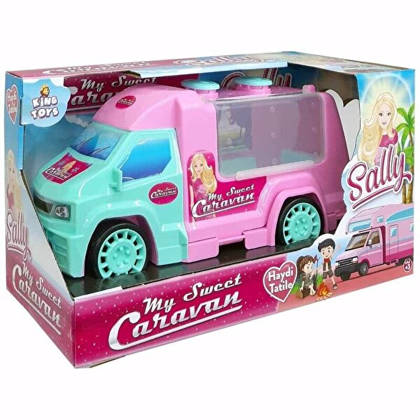 Sally'nin Sevimli Karavanı Turkuaz Pudra