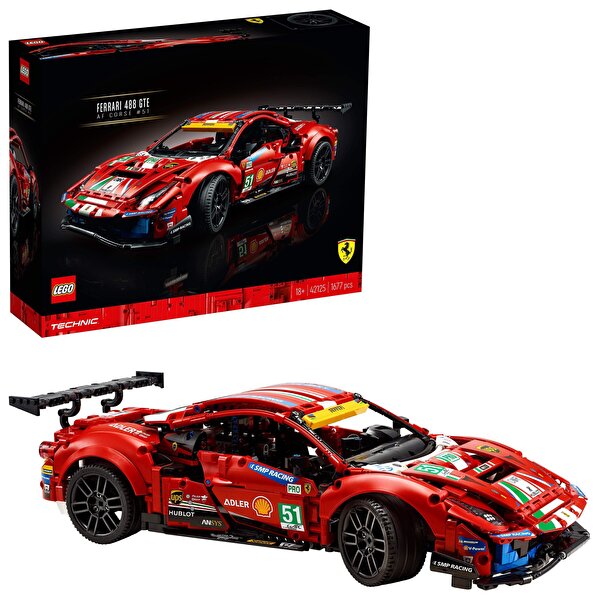 LEGO TECHNIC FERRARİ 488 GTE ?AF CORSE #51? 