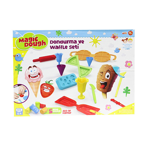 Magic Dough Dondurma ve Waffle Hamur Kutusu Seti̇