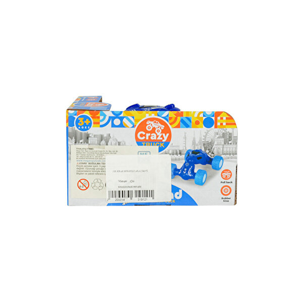 Çek Bırak Teleskopik Araba Mavi