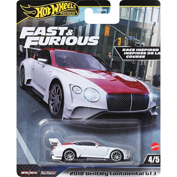 Hot Wheels Hızlı ve Öfkeli Premium Arabalar 2018 Bentley Continental GT3 HVR63