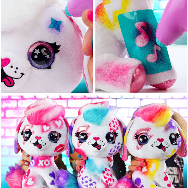 Airbrush Plush Peluş Puppy