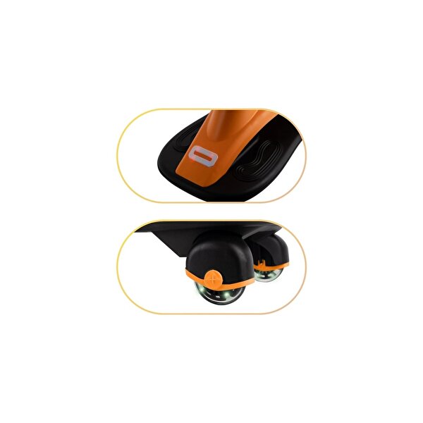 Sesli ve Işıklı Royal Swing Car Turuncu