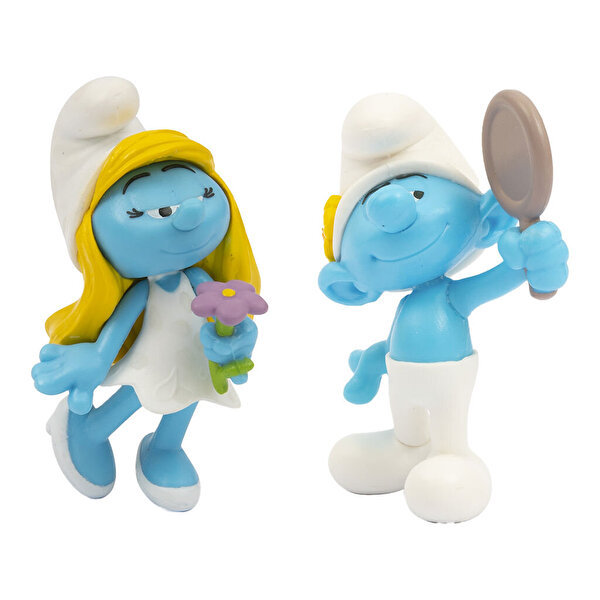 Şirinler Renk Değiştiren 2'li Figür Süslü Şirin ve Şirine