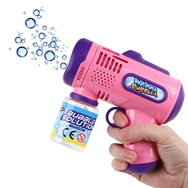Wanna Bubbles Pilli Köpük Tabancası Pembe