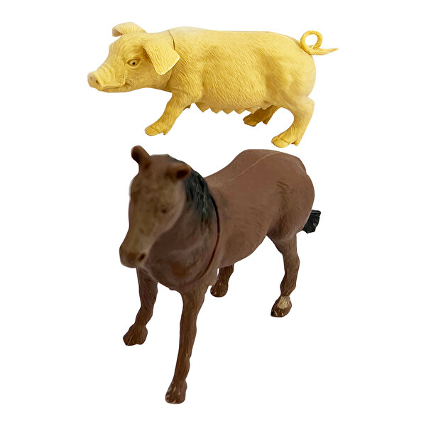 Poşette 6'lı Çiftlik Hayvan Seti