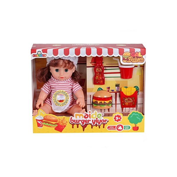 Maide Bebek Burger Yiyor Esmer