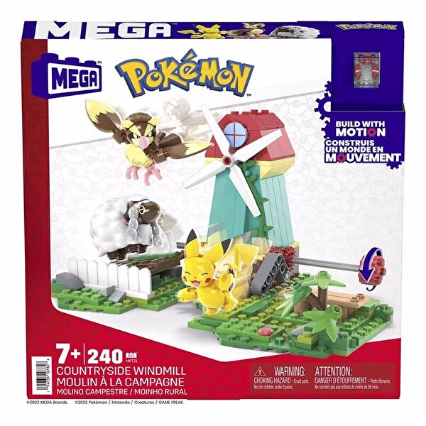 Mega Bloks Pokemon Yel Değirmeni Kasabası Seti HKT21