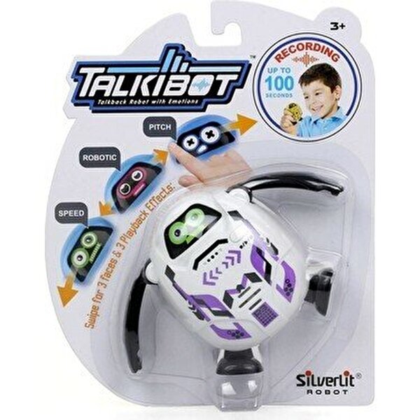 Talkibot Robot Beyaz-Mor Seri 1