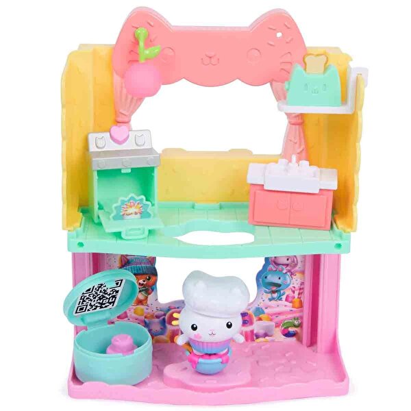 Gabby's Dollhouse Oyun Seti̇ Cakey's Sprinkle Cake-tastic Kitchen