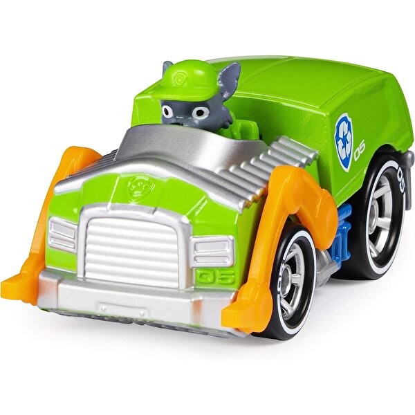Paw Patrol Die cast Araçlar (Mighty Pups) Geri̇ Dönüşüm Rocky